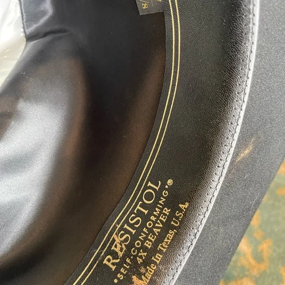 Resistol Black 4in Brim Cowboy Hat - Picture 7 of 8